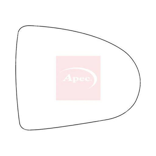 Apec Exterior Wing Mirror Glass Right AMS2730