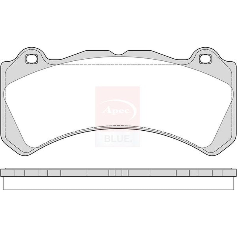 Apec Front Brake Pad Set fits Volvo S60 II 2015-2018 2.0