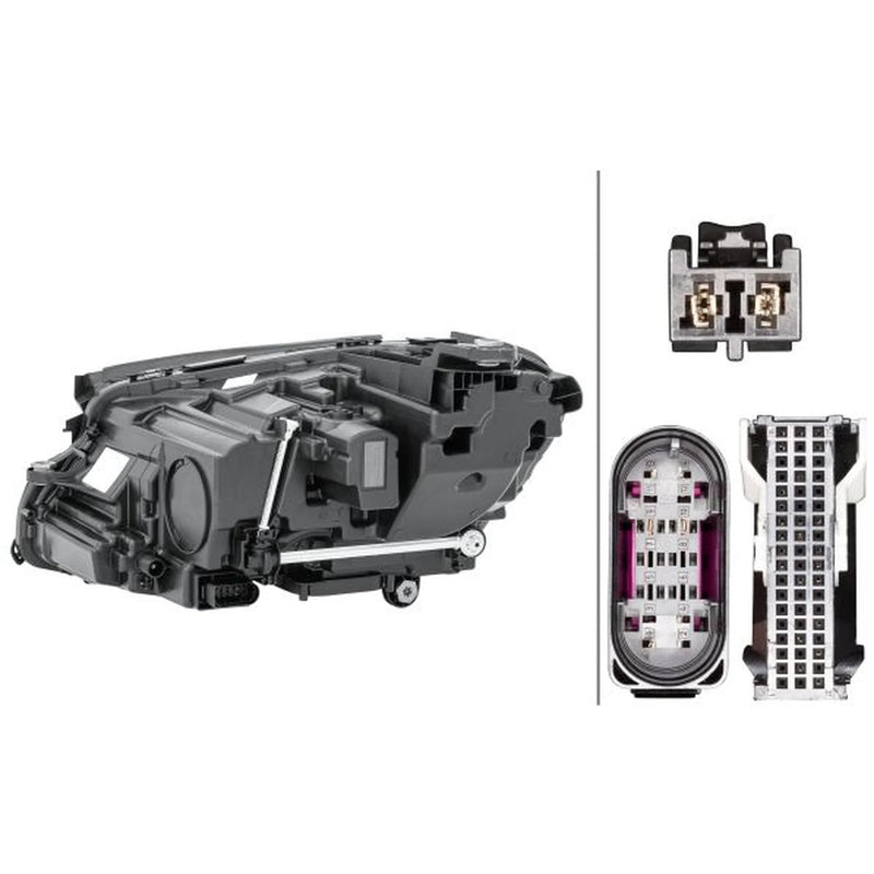 Hella Headlight Headlamp LED Right 1LX 012 076-541