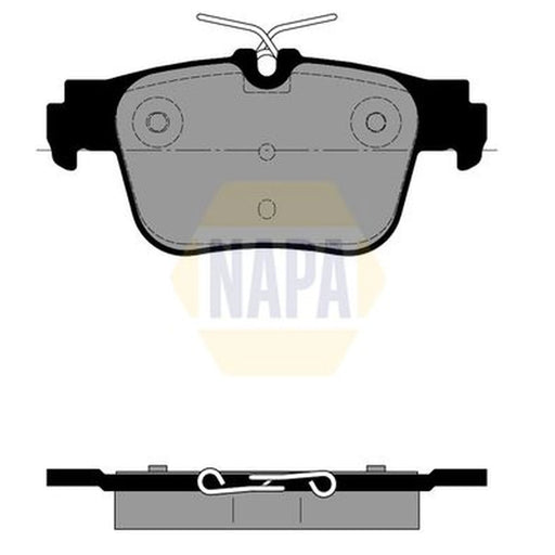 NAPA Rear Brake Pad Set NBP1967