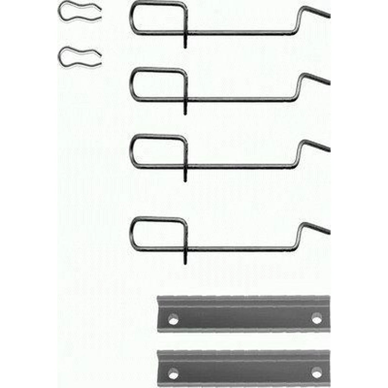 Mintex Brake Pad Accessory Fitting Kit Front fits Alpine V6 1985-1990