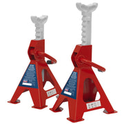 Sealey Axle Stands (Pair) 2tonne Capacity per Stand Ratchet Type VS2002 Sealey  - Dynamic Drive