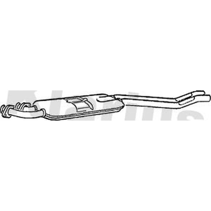 Klarius Box With Centre Pipe Centre fits BMW 3 1983-1991