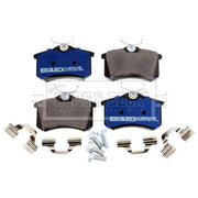 Borg & Beck Front & Rear Brake Discs & Pads fits Citroën C3 Aircross I 2017-2018