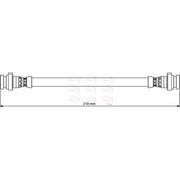Apec Brake Hydraulic Hose Line Rear fits Nissan X-Trail 2014 on