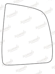Summit Heated Base Plate With Commercial Mirror Glass fits Fiat Dobl??, Vauxhall Combo RHS Summit - Bars 4 Cars