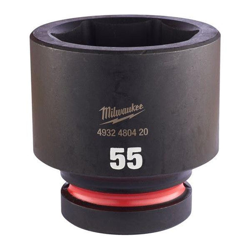 Milwaukee 55Mm 1 Impact Socket Std-1Pc New 4932480420 Milwaukee - Dynamic Drive