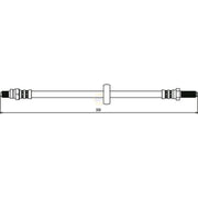 NAPA Brake Hydraulic Hose Line Rear Left NBH1377