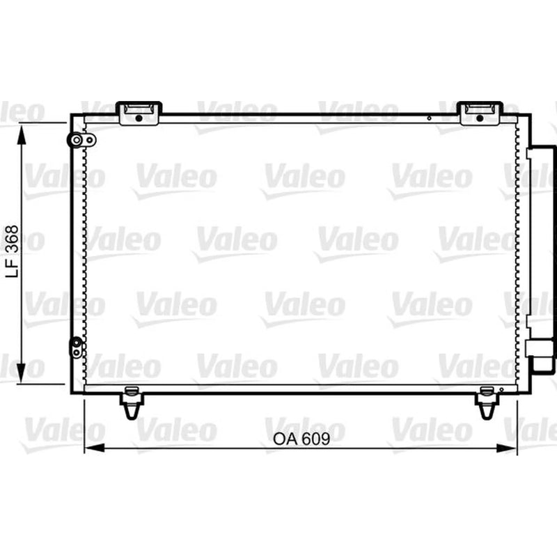 Valeo Air Conditioning Condenser 817805