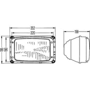 Hella Headlight Headlamp T4W Left
