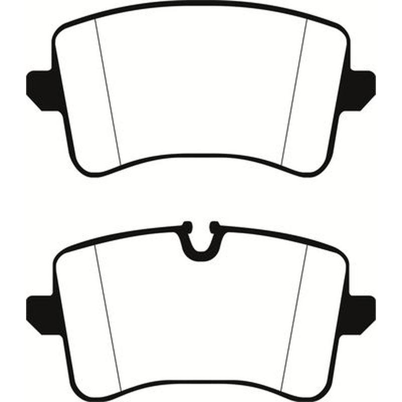 Abtex Rear Brake Pad Set fits Audi A4 B8 2012-2015