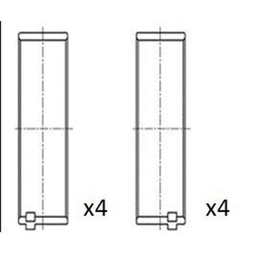 FAI Big End Bearing Set 51. fits Mercedes-Benz C-Class 1997-2009