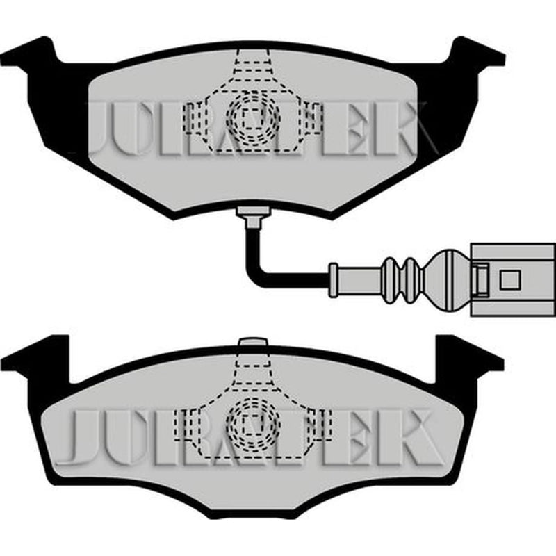 Juratek Front Brake Pad Set fits Skoda Fabia I 1999-2008 1.0 1.2 1.4