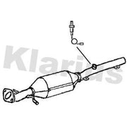 Klarius Catalyst Non Type Approved Centre fits Ford Focus I 1998-2004 1.6
