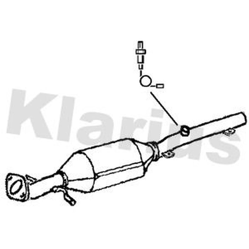Klarius Catalyst Non Type Approved Centre fits Ford Focus I 1998-2004 1.6