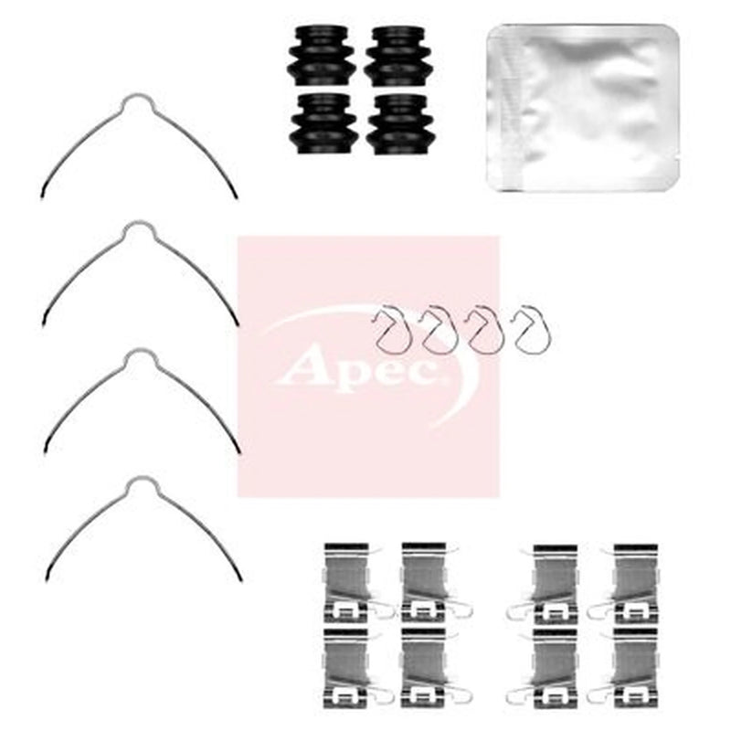 Apec Brake Pad Accessory Fitting Kit Front KIT1632