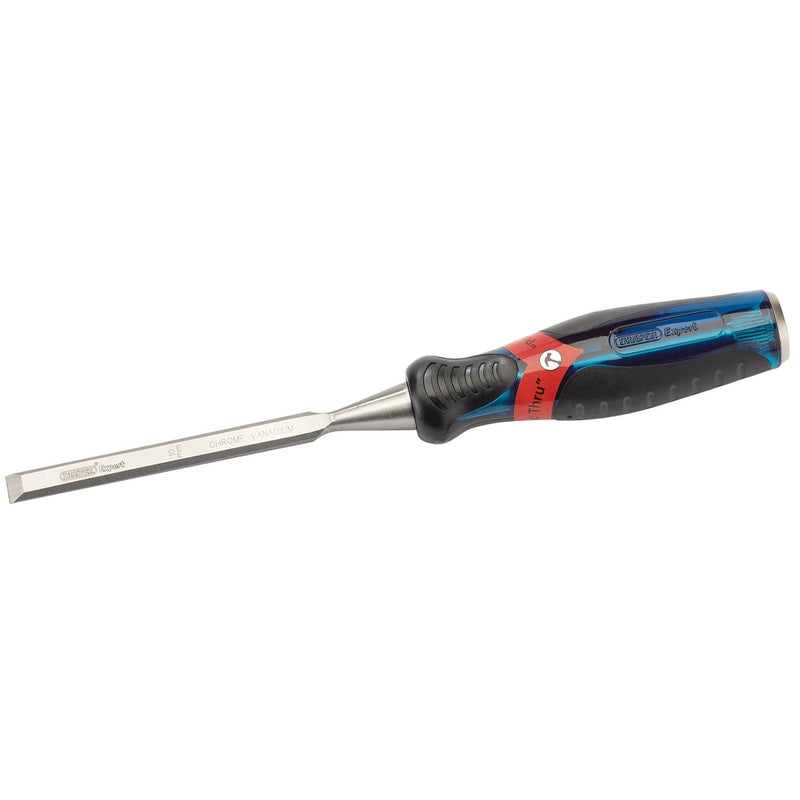 Draper Soft Grip Pound Thru Bevel Edge Wood Chisel, 10 x 140mm 24403 Draper - Dynamic Drive