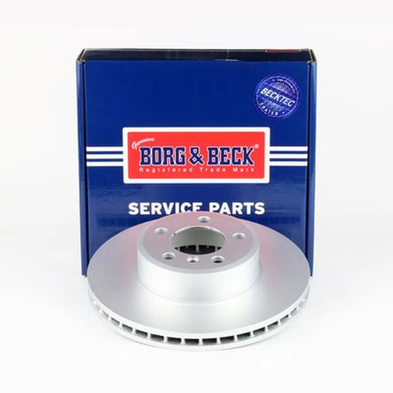 Borg & Beck Front Vented & Rear Vented Brake Discs & Pads fits BMW 7 2001-2008