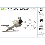 Valeo Electric Window Regulator Lifter Left Front 850414