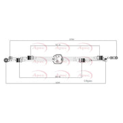 Apec Manual Transmission Cable Pull CAB7024