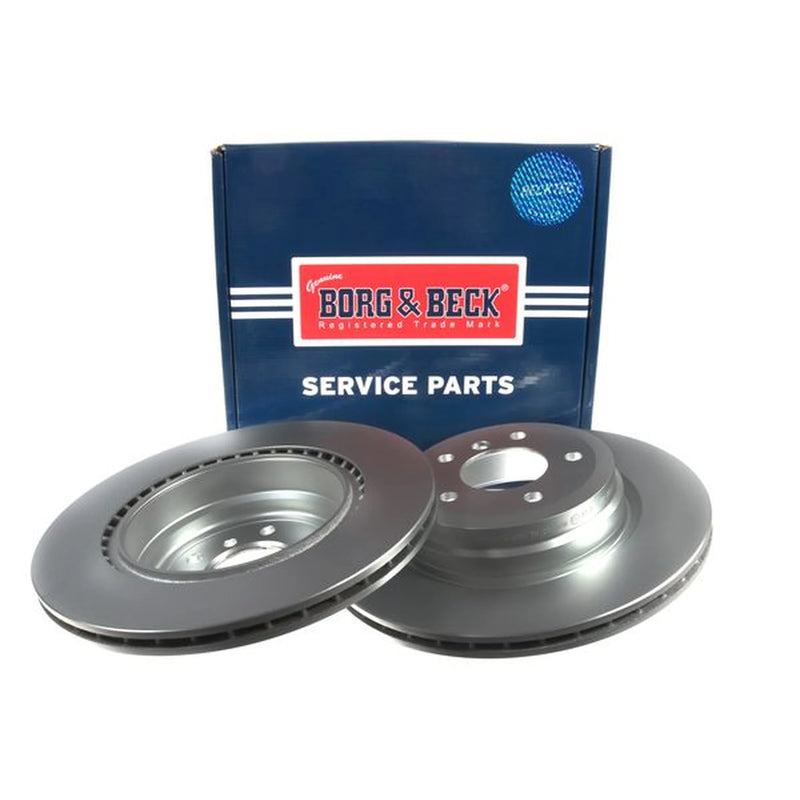 Borg & Beck Front Vented & Rear Vented Brake Discs & Pads fits BMW 3 2004-2013
