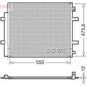 Denso Air Conditioning Condenser DCN32073