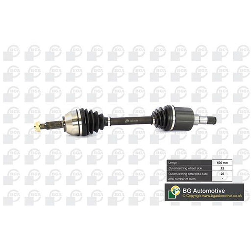 BGA CV Drive Shaft Driveshaft Front Left fits Ford Tourneo Connect 2002-2013 1.8