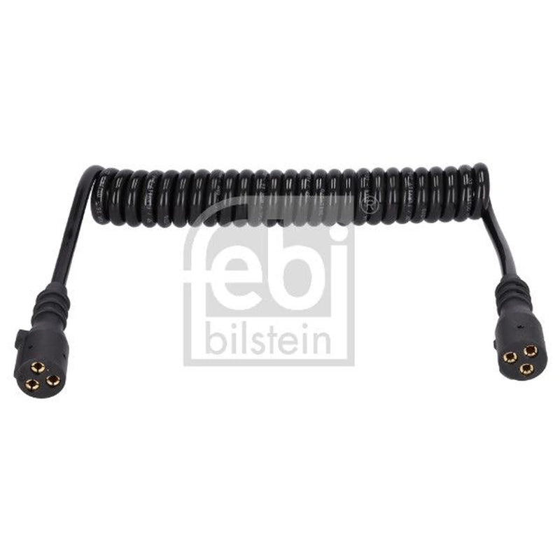 Febi Coiled Cable 3 Connectors 24V PU (Polyurethane) 44652