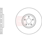 Apec Front Brake Vented Discs & Pads fits Infiniti M 2010-2011