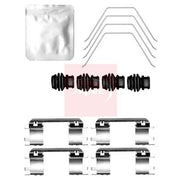 Apec Brake Pad Accessory Fitting Kit Front fits Honda Cr-V V 2016-2023 1.5 2.0