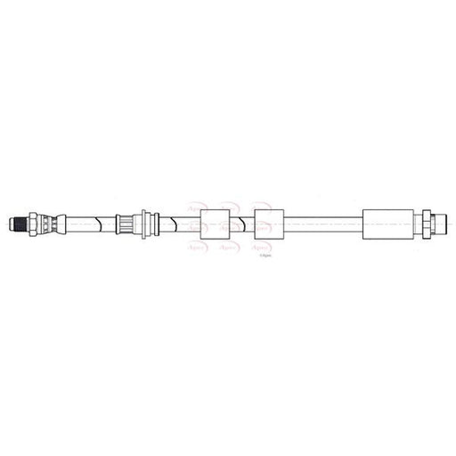 Apec Brake Hydraulic Hose Line Front HOS4479