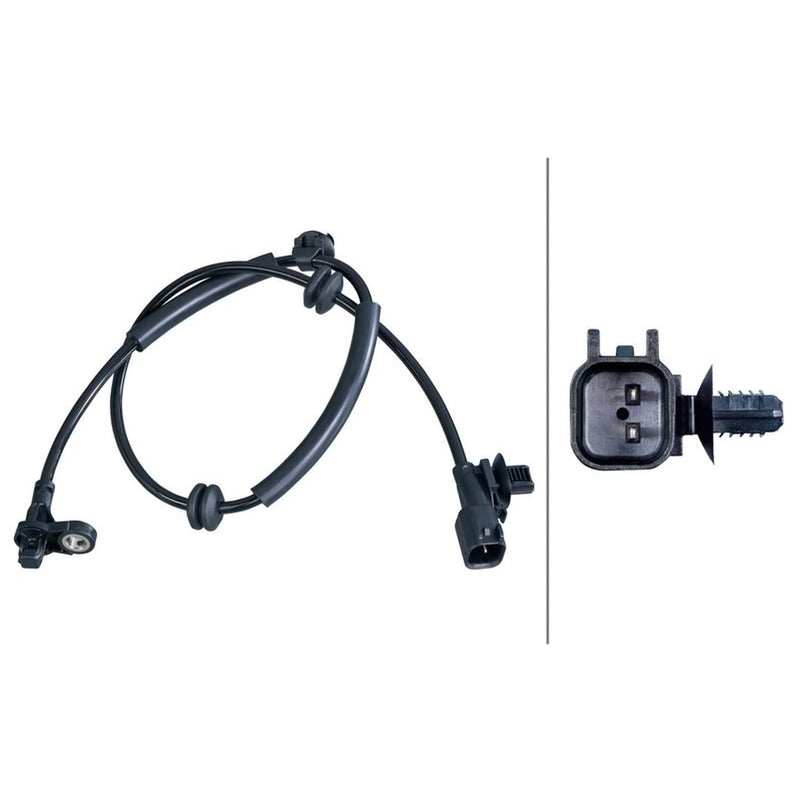 Hella ABS Wheel Speed Sensor Rear 6PU 358 417-561