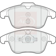 Apec Black Front Brake Pad Set fits Ford Galaxy 2006-2015 2.0