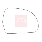 Apec Exterior Wing Mirror Glass Right fits Audi A3 2003-2013 1.4 1.6 1.8 1.9 2.0