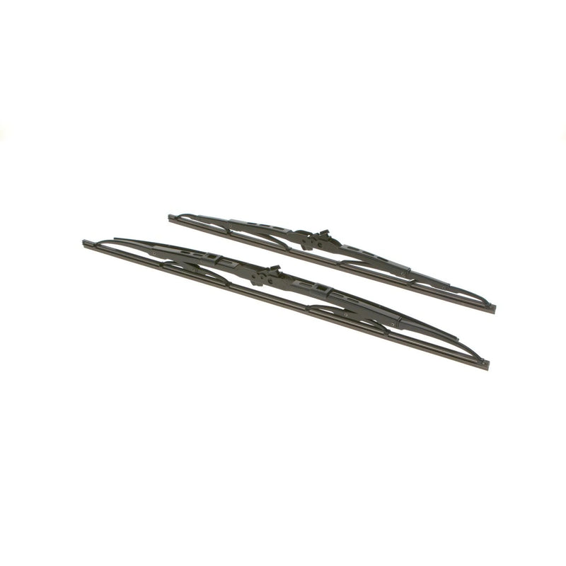 Bosch Conventional Front Wiper Blade Set 530mm + 450mm fits Aston Martin Cygnet