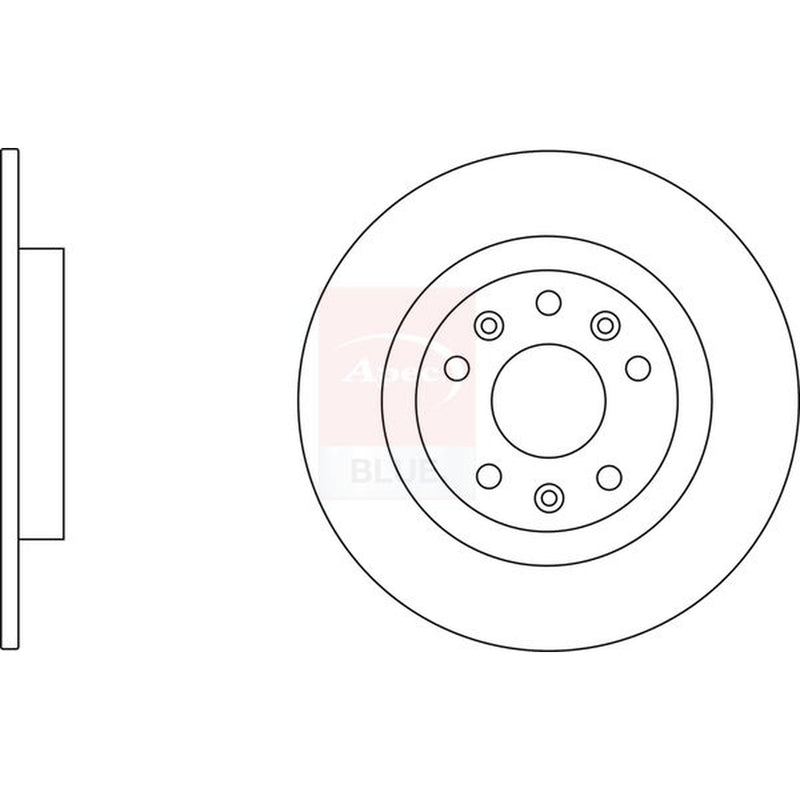 Apec Front & Rear Brake Discs & Pads fits Citroën C4 Picasso II 2013-2018