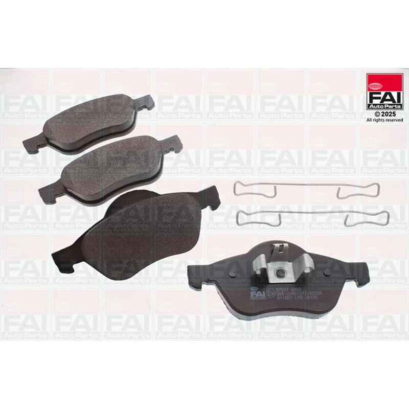 FAI Front & Rear Brake Discs & Pads fits Renault Megane II 2002-2008 1.4