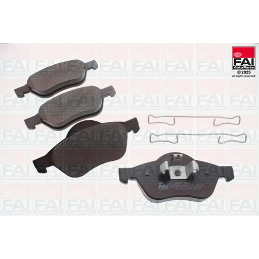 FAI Front & Rear Brake Discs & Pads fits Renault Megane II 2002-2008 1.4