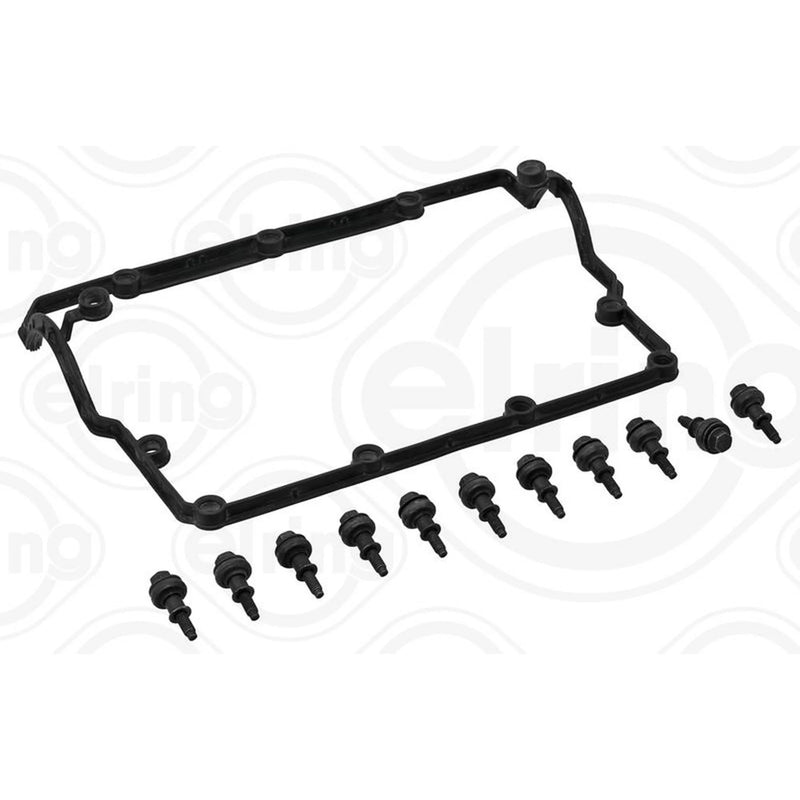 Elring Cylinder Head Cover Gasket Set fits Audi A2 2000-2005 1.2 1.4