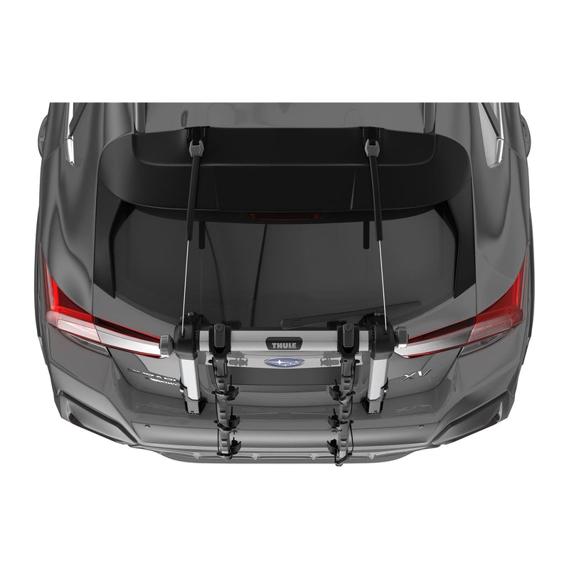 Thule Out Way Hanging three-bike hanging trunk bike rack aluminium Boot Bike Rack Thule - Bars 4 Cars