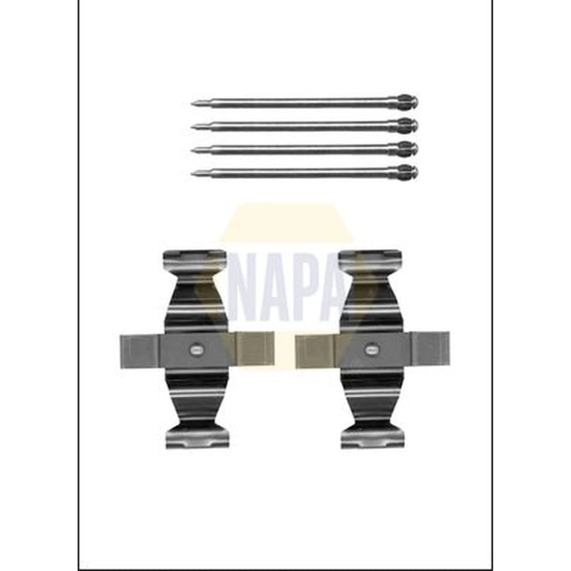 NAPA Brake Pad Accessory Fitting Kit Front fits Mercedes-Benz C-Class 2000-2007