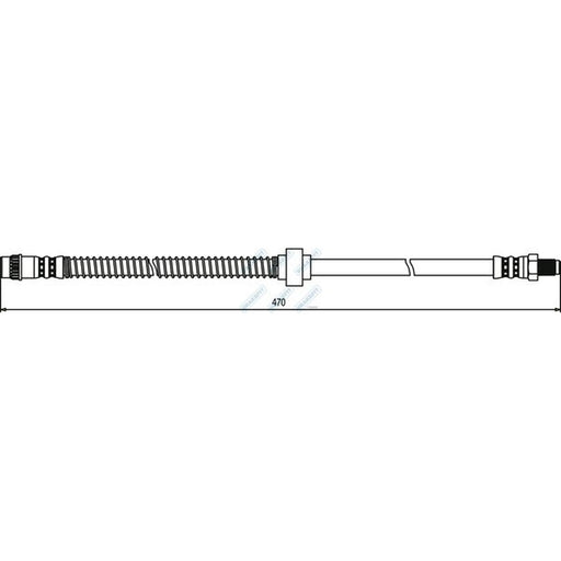 Apec Brake Hydraulic Hose Line Front BHO4050