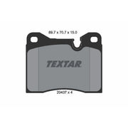 Textar Front Brake Pad Set 2043703