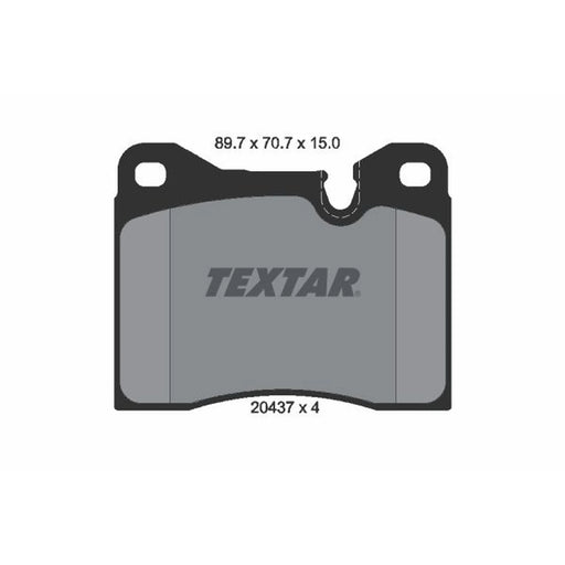 Textar Front Brake Pad Set 2043703