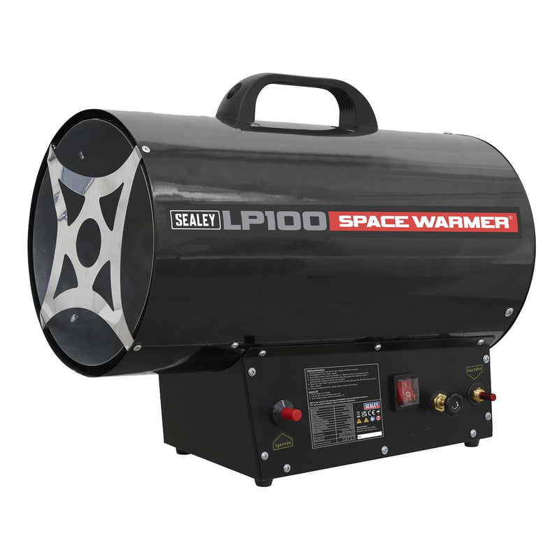 Sealey Space Warmerï Propane Heater 61000-102000Btu/hr (18-30kW) LP100 Sealey - Dynamic Drive