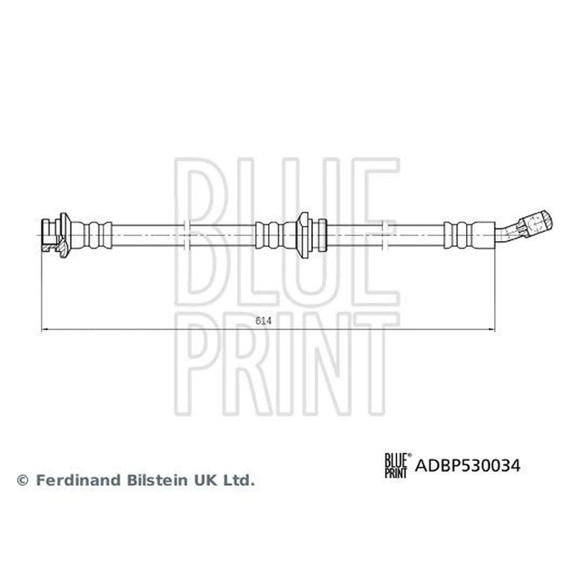 Blue Print Brake Hydraulic Hose Line Front Right ADBP530034