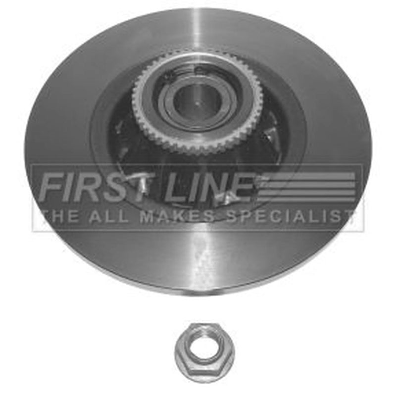 First Line Wheel Bearing Kit fits Nissan Primastar 2001-2006 1.9 2.0 2.5