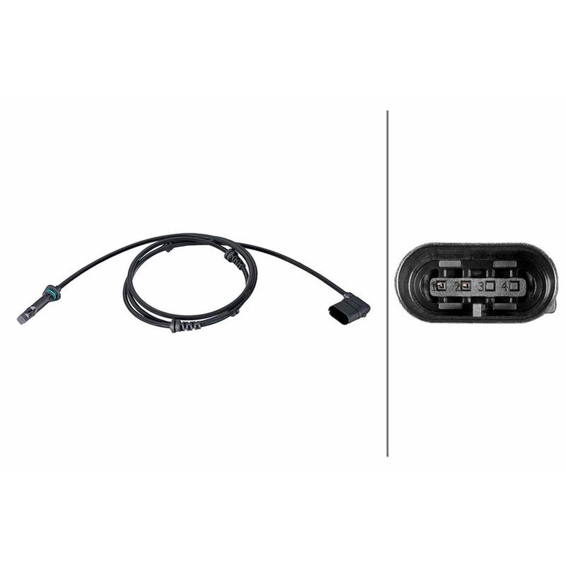 Hella ABS Wheel Speed Sensor Front fits Mercedes-Benz C-Class 2015-2023