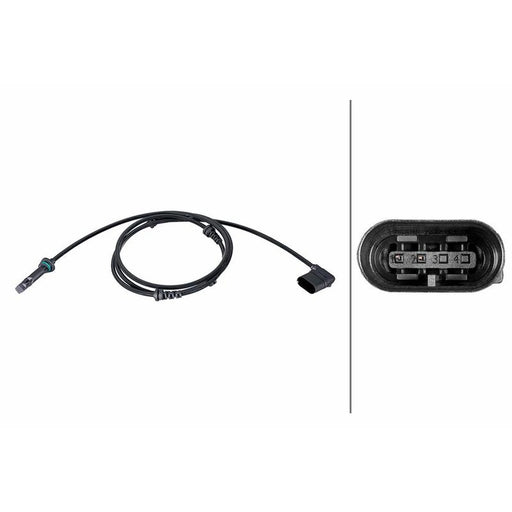 Hella ABS Wheel Speed Sensor Front fits Mercedes-Benz C-Class 2015-2023