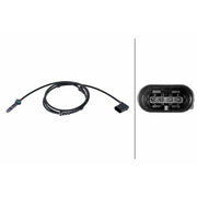 Hella ABS Wheel Speed Sensor Front 6PU 358 216-671